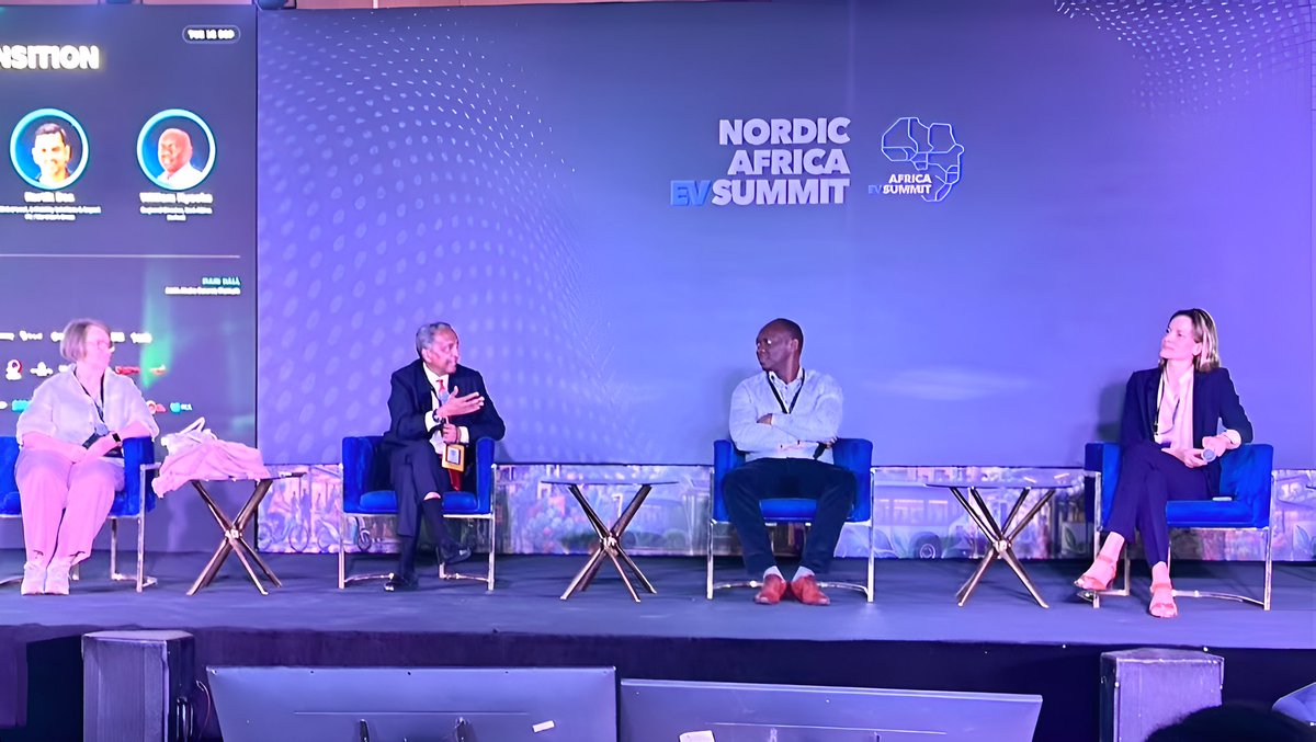 Zemedeneh's tweet photo. Ethiopia was the first country in the world to totally ban fossil-fuel vehicle imports in 2024. This week's Nordic-Africa EV Summit held at the magnificent science museum in Addis, showed this isn't just policy but instead, it's a bankable opportunity: 200+ e-mobility companies already scaling continent-wide such as EV fleets, storage-backed charging and fleet electrification, moving from pilots to platforms.

I spoke on the summit's finance panel, where investors, governments, DFIs and industry operators came together to unlock capital for Africa's electric mobility future. My view is, financiers including our investment bank, @CBECapitalSC (a partner of the summit), who move early will define the next decade of African mobility.

The landmark summit was organized by the Norwegian-African Business Association (NABA), in partnership with Ethiopia’s Ministry of Transport and Logistics, the African Union Commission and Addis Ababa City Administration alongside the Nordic Embassies of Sweden, Norway, Finland, and Denmark in Ethiopia.