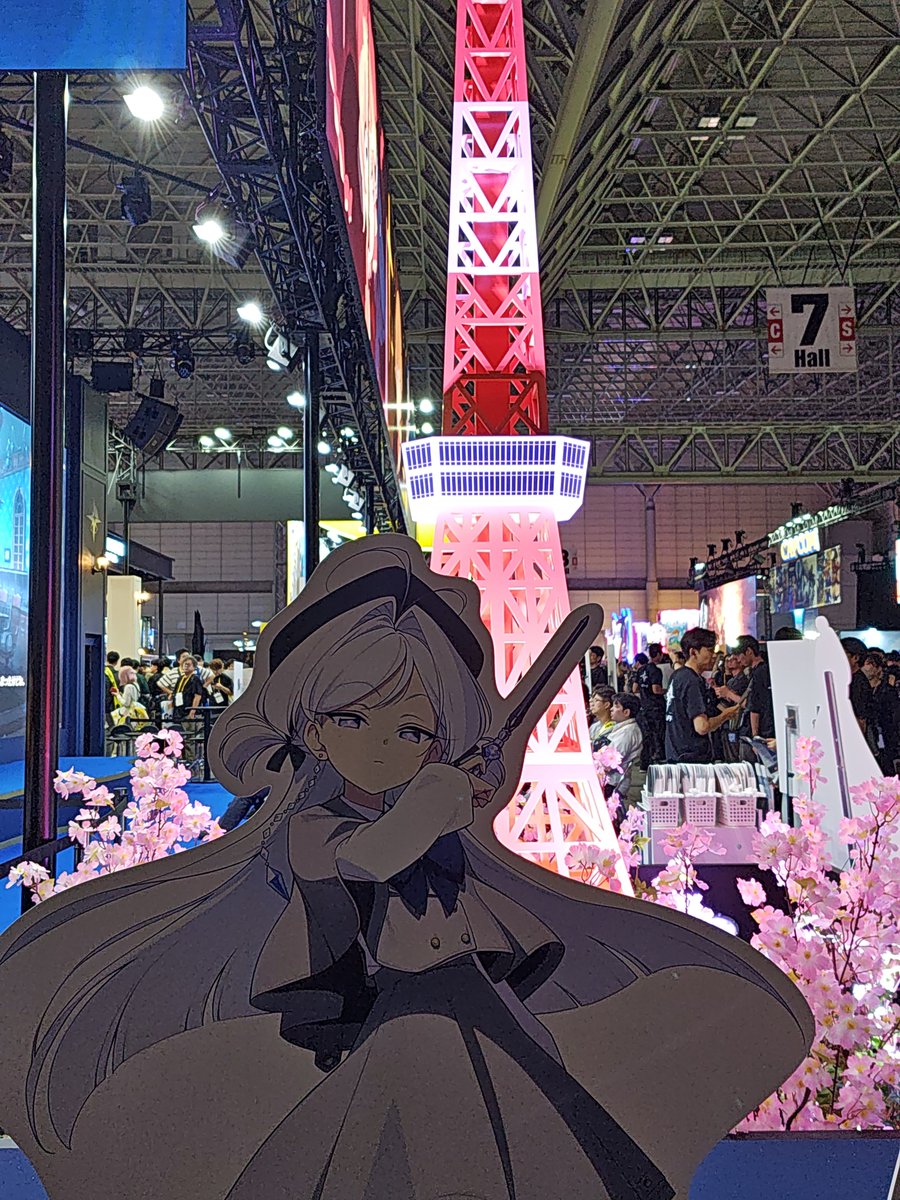 HozkiFerrari's tweet photo. TGSで東京タワー🗼
#アスオラTGS2026 #アスオラ #TGS2026 https://t.co/BMzYfliOWc