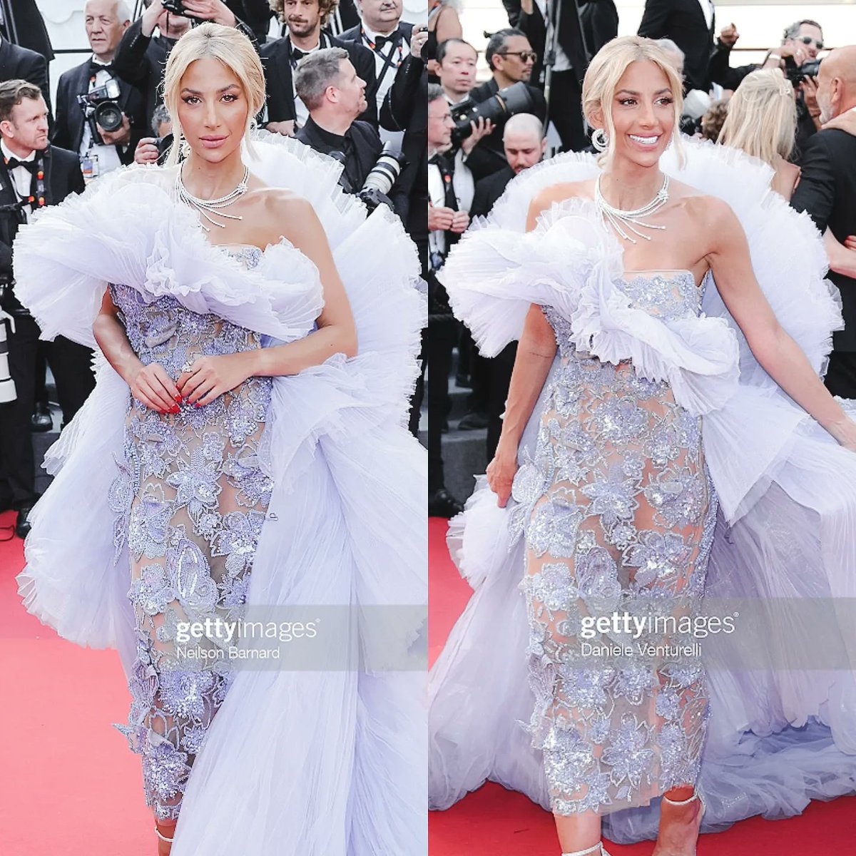 MableVerrogd's tweet photo. Model Roz ↠ "Club Zero" Premiere during Cannes Film Festival 2023 / I love this look so much! 💜✨️ {📸 credit: gettyimages, dm for credit or removal}... @model_roz https://t.co/4TCQ5glB8W
