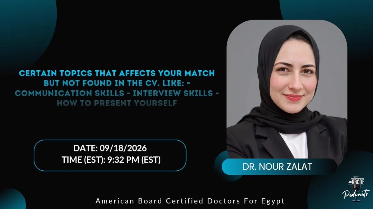 American Board Certified Doctors for Egypt on X: 