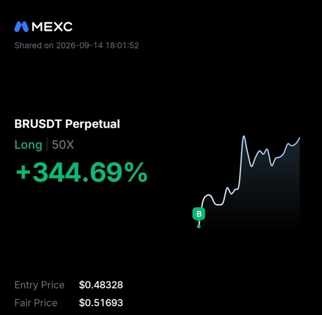 Cry_Fortress's tweet photo. #FREE_SIGNAL
🚨 🚀 Entry to TP — complete market control.
📊 We don’t chase pumps… we position early.
#BR /USDT Take-Profit Target 1 Hit ✅
Profit: +344.69% 📈
Period: 35 min ⏰
Free Signals: https://t.co/YLb6088apC
#Gümüş #Platin #Nasdaq #Petrol #Dxy #Dax #Silver #altin #ons #bist100 #cment #xauusd #altın #gramaltın #btc #btcusdt