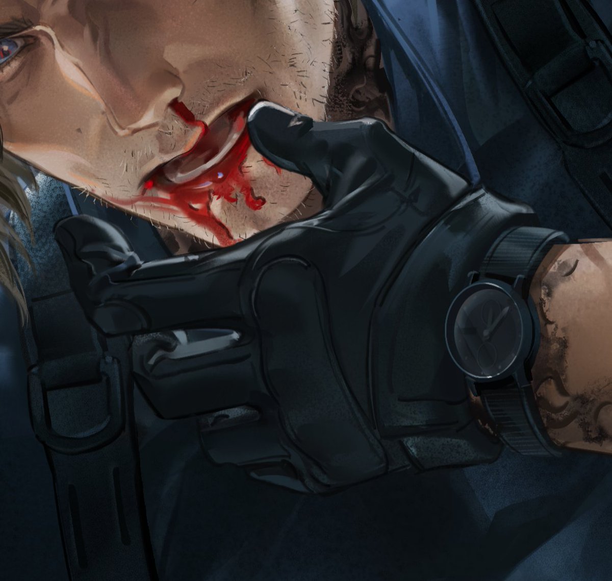 Noir_Lune2333's tweet photo. 血液和手部遮挡住脸的部分也有仔细画
Sorry, I just wanted to share this for everyone to admire.
The blood and the parts of the face that were obscured by the hands were also drawn in detail.👐✍️✨ https://t.co/SqvhQeZqz8