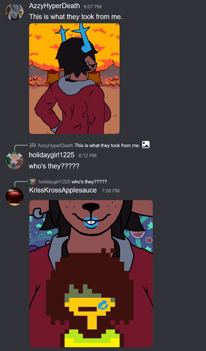TechnoGX's tweet photo. Dess can't get enough of Kris, this is canon btw
#kress #deltarune #decemberholiday https://t.co/CixYkS6uho