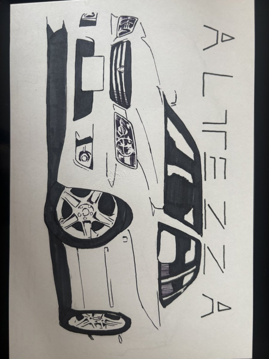 sora1nnn's tweet photo. #クルマやバイクを描いてる人は見せびらかしましょう 
最近は紙に描く良さを思い出した https://t.co/MTNW06D76x