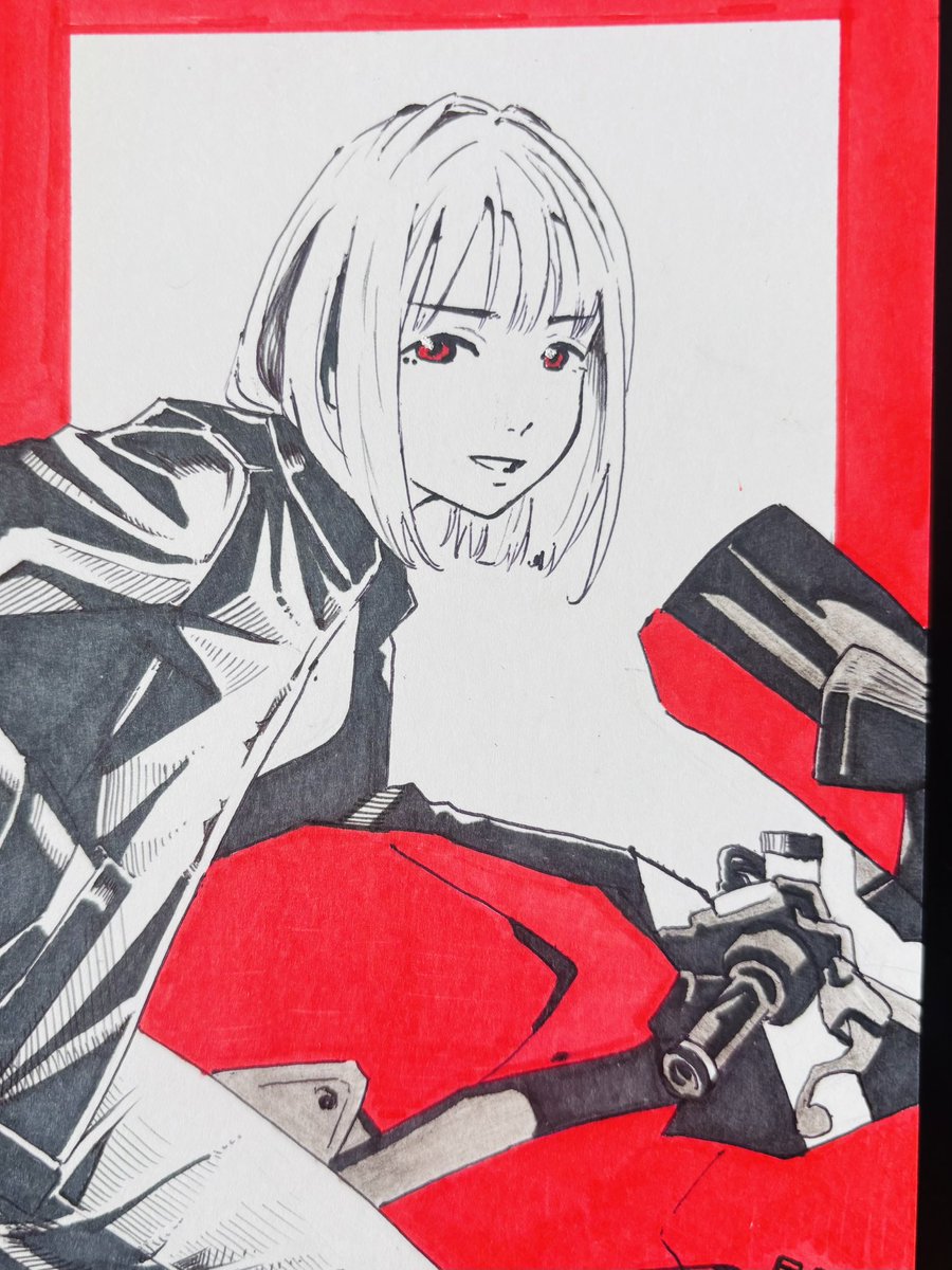 sora1nnn's tweet photo. #クルマやバイクを描いてる人は見せびらかしましょう 
最近は紙に描く良さを思い出した https://t.co/MTNW06D76x