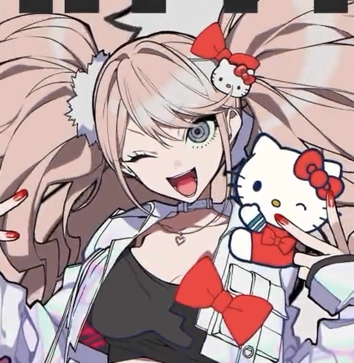 loonaronpaverse's tweet photo. so kitty! #LOONA #danganronpa #drtwt https://t.co/jBUDPurWTP