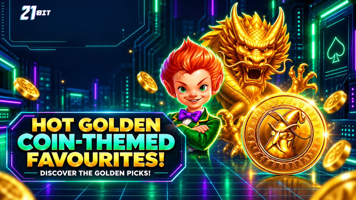 21bit_official's tweet photo. Gold was the brief. These games understood it. 🪙 

Coin Flynn by OnlyPlay 
Coins of Dragon: Hold &amp; Win by BetSoft 
Coins of Alkemor: Hold &amp; Win by BetSoft  

Explore the picks:  https://t.co/fRpIbAFJvi https://t.co/Di3IINH88z