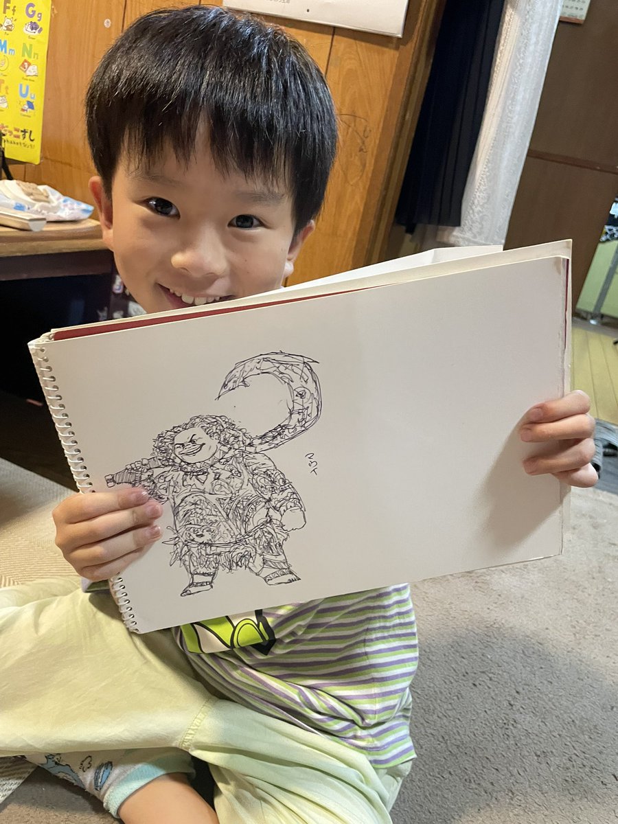 P1uLd's tweet photo. マウイって誰？
 #落書き
 #子供
 #マウイ
 #バズライトイヤー https://t.co/TnirjcOeeO