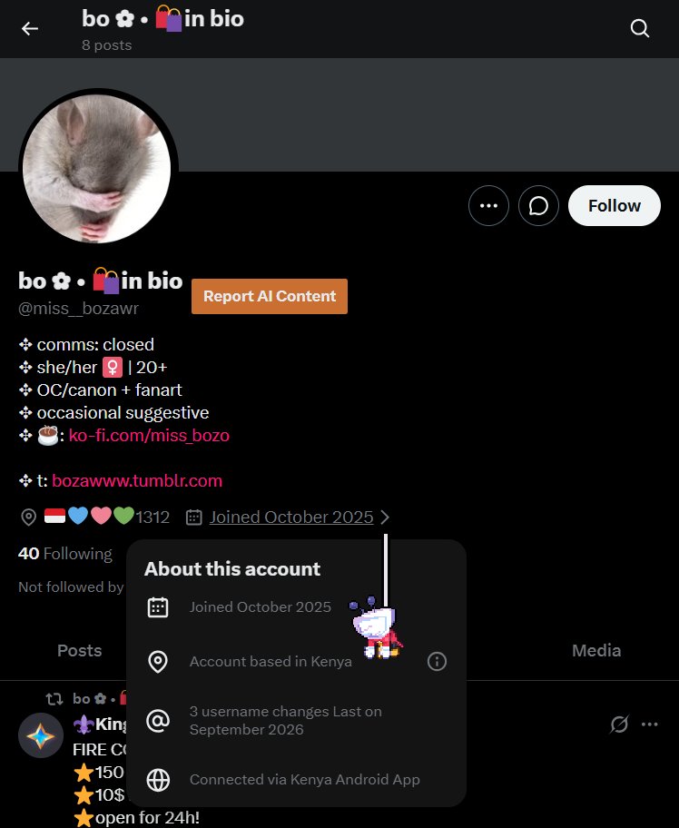miss_bozawr's tweet photo. hello!! i'd like to let you guys know i have an impersonator, please report this account and don't fall for their trickery if they have dmed you🙇‍♀️
(thank you to cheru for notifying me!) https://t.co/hl8AdFc9zZ