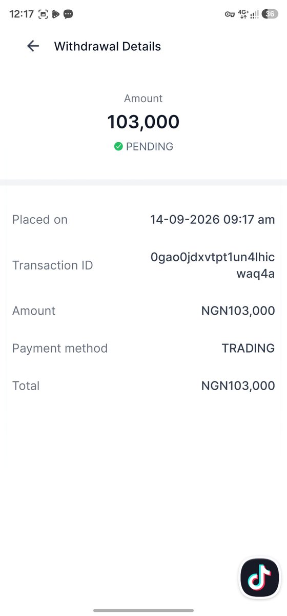 bkaka06's tweet photo. @channelstv "@Afrinvest Hello, my withdrawal transaction has been pending for 3 days now. Kindly help check and resolve this. Ref: https://t.co/bhK4glXNLw