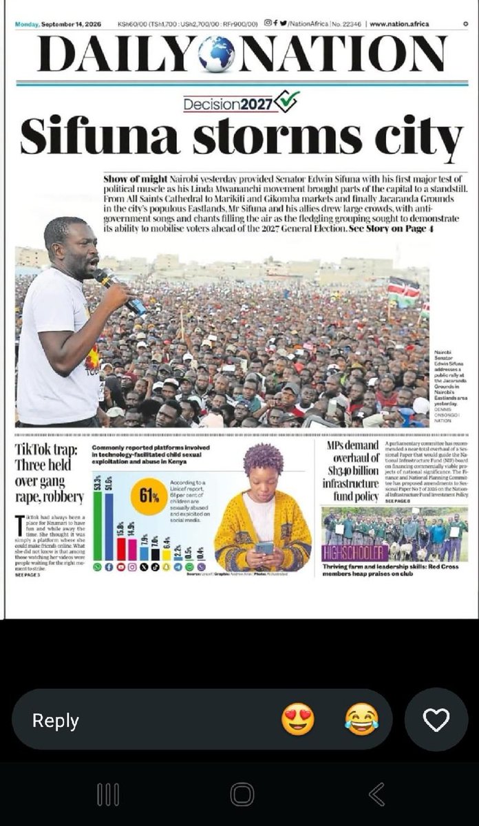 dnjaga1's tweet photo. Dear @edwinsifuna 

Hit the road to greatness, starting NOW

You can make the best president for Kenya
All past Presidents had serious weaknesses
That you don’t have.

Take a look: https://t.co/ud7WDoN16T
