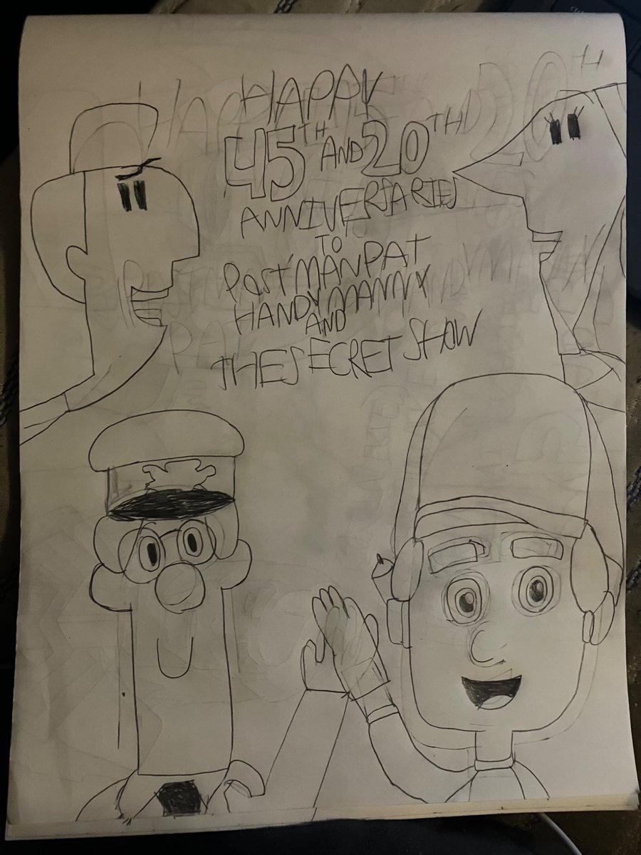 terr_k80106's tweet photo. Happy 45th and 20th Anniversaries to Postman Pat, Handy Manny and The Secret Show
#Crossover #PostmanPat #PatClifton #HandyManny #Manny #TheSecretShow #VictorVolt #AnitaKnight https://t.co/YZJQnbEzqc