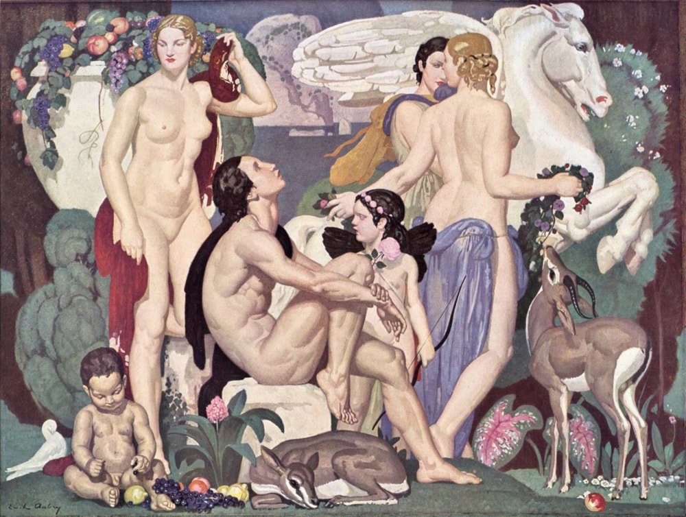 whistlingpetals's tweet photo. "The Voice of Pan (La Voix de Pan)" (1930) - Emile Aubry https://t.co/Jv1wbOOI13