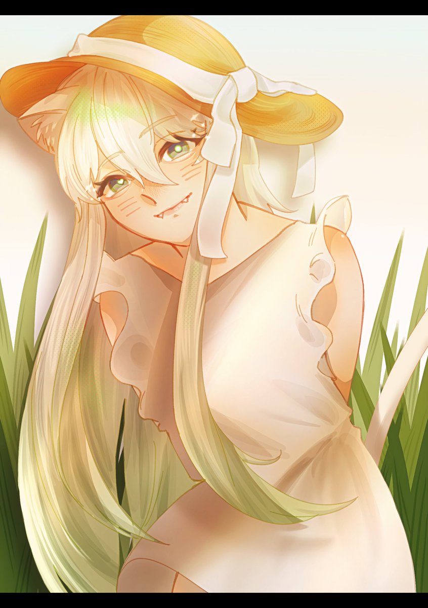 synzyn_'s tweet photo. 夏の一幕☀️👒

 #OC #Illust https://t.co/kpkoxb9520