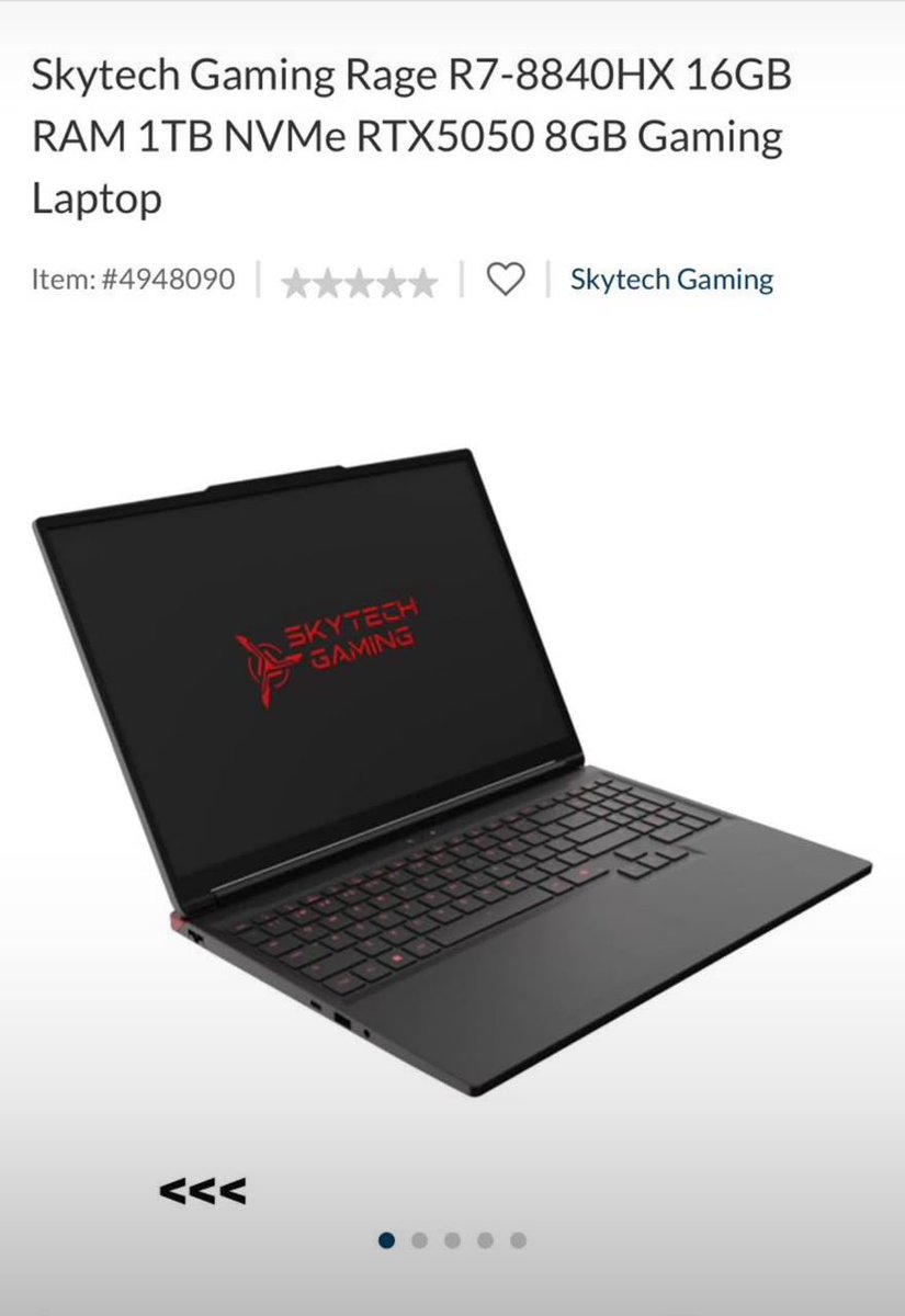 Techgirlie74295's tweet photo. BRAND NEW Skytech Gaming Rage 🎮🔥

Okayyy this one is giving performance without financial violence 😭🔥🎮

• Ryzen 7 8840HX
• RTX 5050 8GB
• 16GB RAM
• 1TB NVMe SSD

GH₵16,500 | Readily available 🤍
📲 025 726 0590

#Techgirlie #GamingLaptop #LaptopGhana #TechGhana https://t.co/ZSaFVChhal