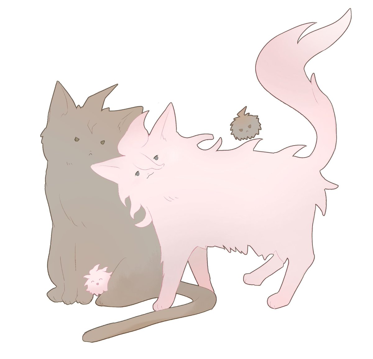 chibichibio_o's tweet photo. ねこまひ https://t.co/QAhhdSBGrO