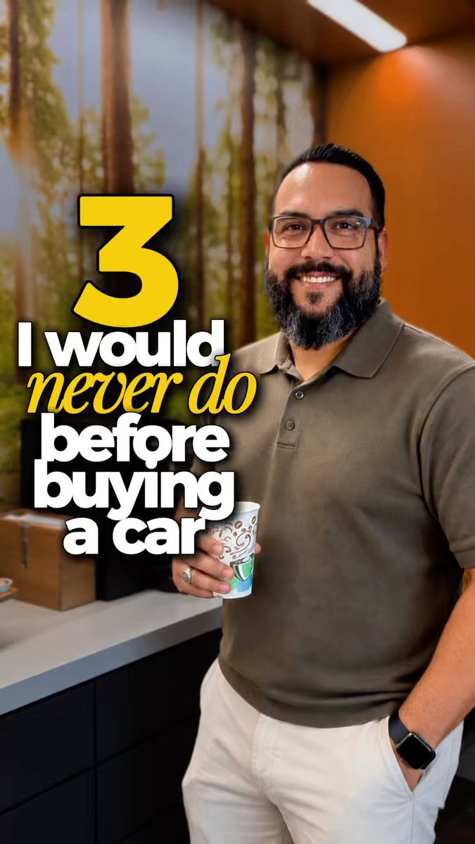 ImaStuckett's tweet photo. Many focus on the best deal, but first make sure you’re buying the right car from the right place. These are 3 things I’d never skip before buying a car. What’s one thing you always check? https://t.co/c9qVJFpR2h