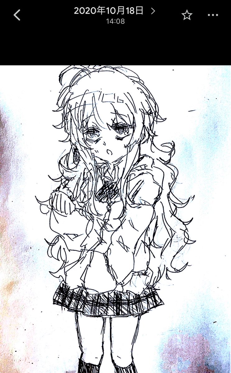 S4mememe's tweet photo. かなり昔の絵を発掘　とんでもない https://t.co/spL3eJ5vky