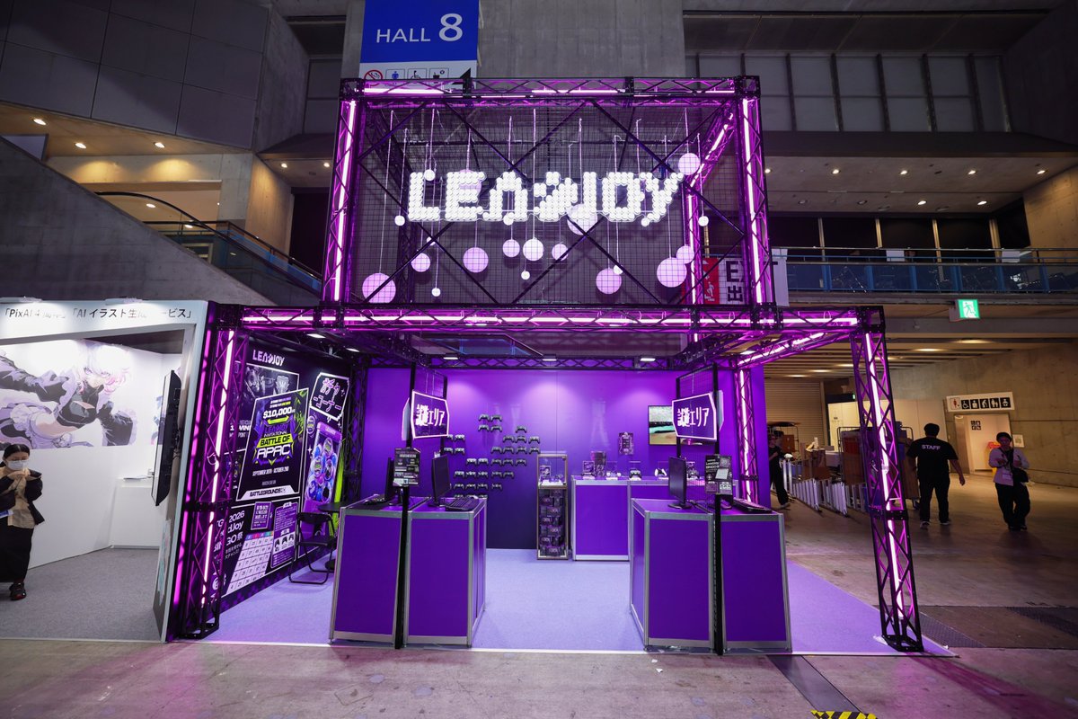 leadjoy_global's tweet photo. TGS DAY1 is now underway! ☄️

We're here and ready to meet you🥳

Come find us at 08-N05 and hang out!👋

If you're also here, come say hi and check out our NEW FRIEND 👀

#LEADJOY #TGS2026 #TokyoGameShow https://t.co/Y7uabKI21i