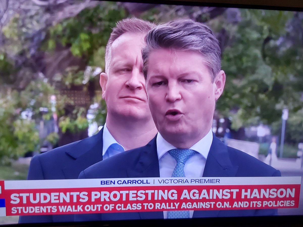 Ausbobsmit's tweet photo. The pile on is on. 

One Nation has clearly hit a raw nerve. 

We've got everyone attacking One Nation 

The jew haters are attacking 

The lefties are attacking 

The nazis

Washed up liberals 

Liberals 

Nationals 

The Greens

LABOR 

School children 

Unions

Peak bodies

You name it, they've all piled on One Nation 

@PaulineHansonOz  you are over the target 

They are clearly rattled. 

the list goes on and on

Now this deadshit, Ben Carroll