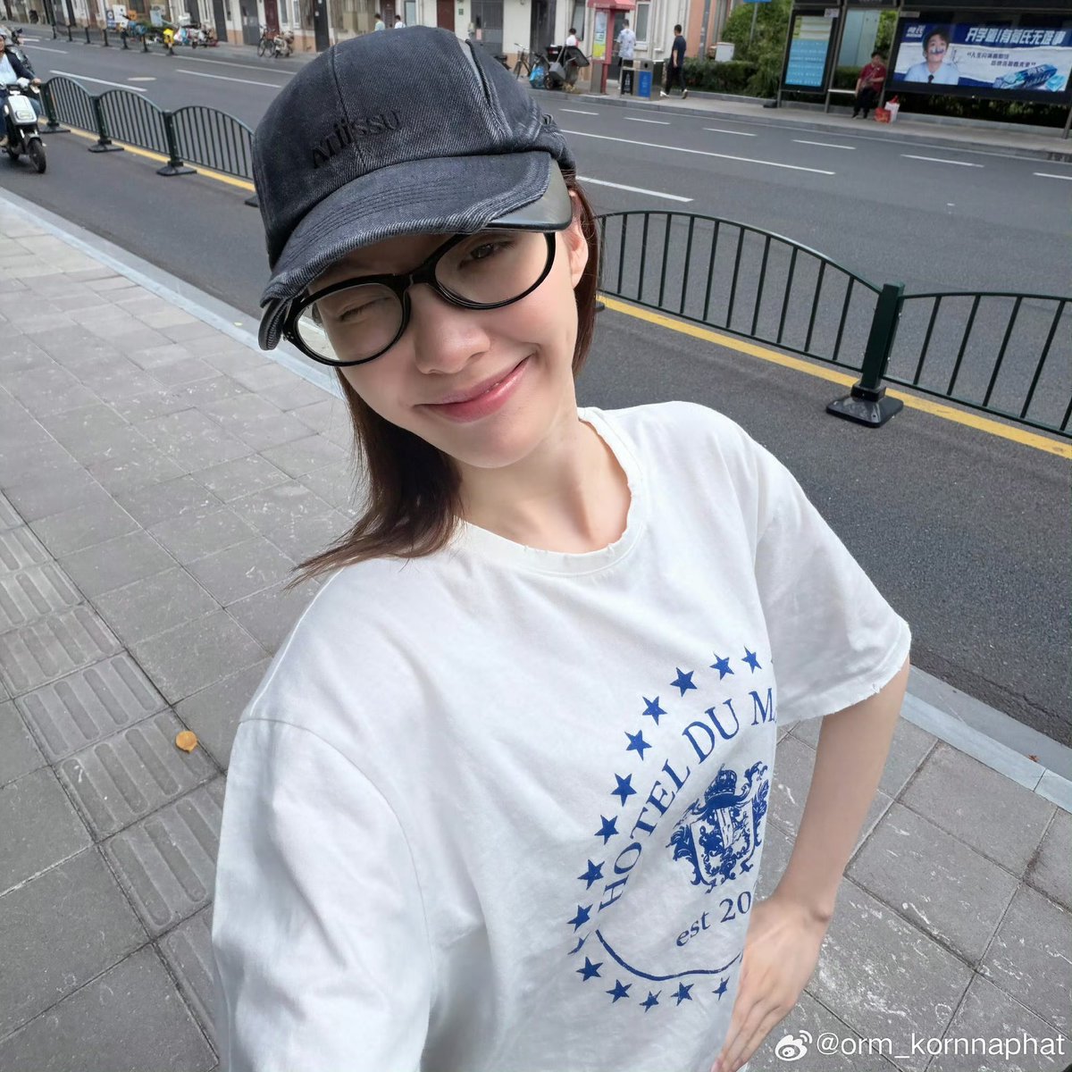 KMayaKwangbae's tweet photo. น้องออมมาโพสในเว่ย : Good morning ☀️ 
น้องออมไปเที่ยวพักผ่อนหรอลูก
แฮปปี้ๆๆ เที่ยวให้สนุกน๊าาาาาาา https://t.co/lGrWFDbgZG