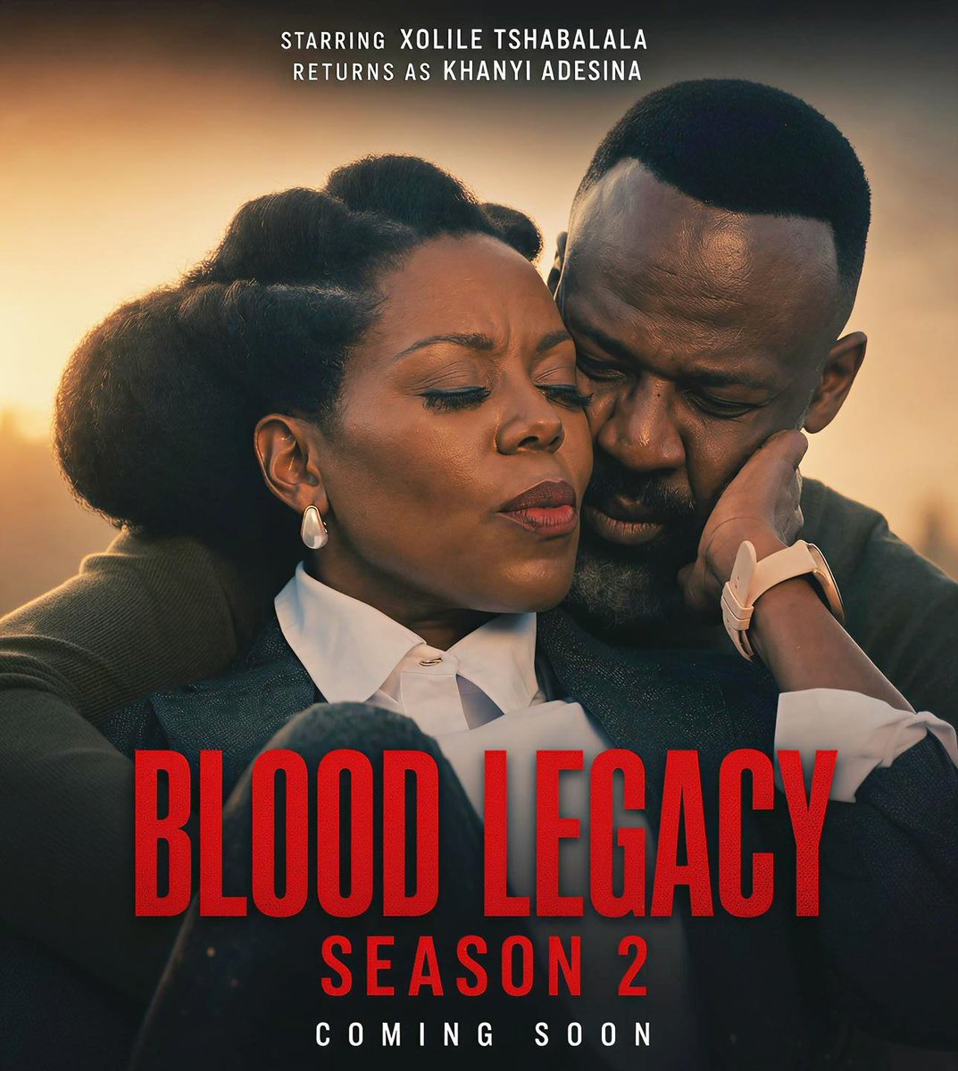 KarinFisteht4d's tweet photo. Photo by Movie Magic With Brian on August 31, 2026. May be an image of one or more people, poster and text that says "STARRING GXOLILETSHABALAL XOLILE TSHABALALA RETURNS AS KHANYI ADESINA BLOOD LEGACY SEASON 2 COMING SOON". https://t.co/Oans1G5KBc