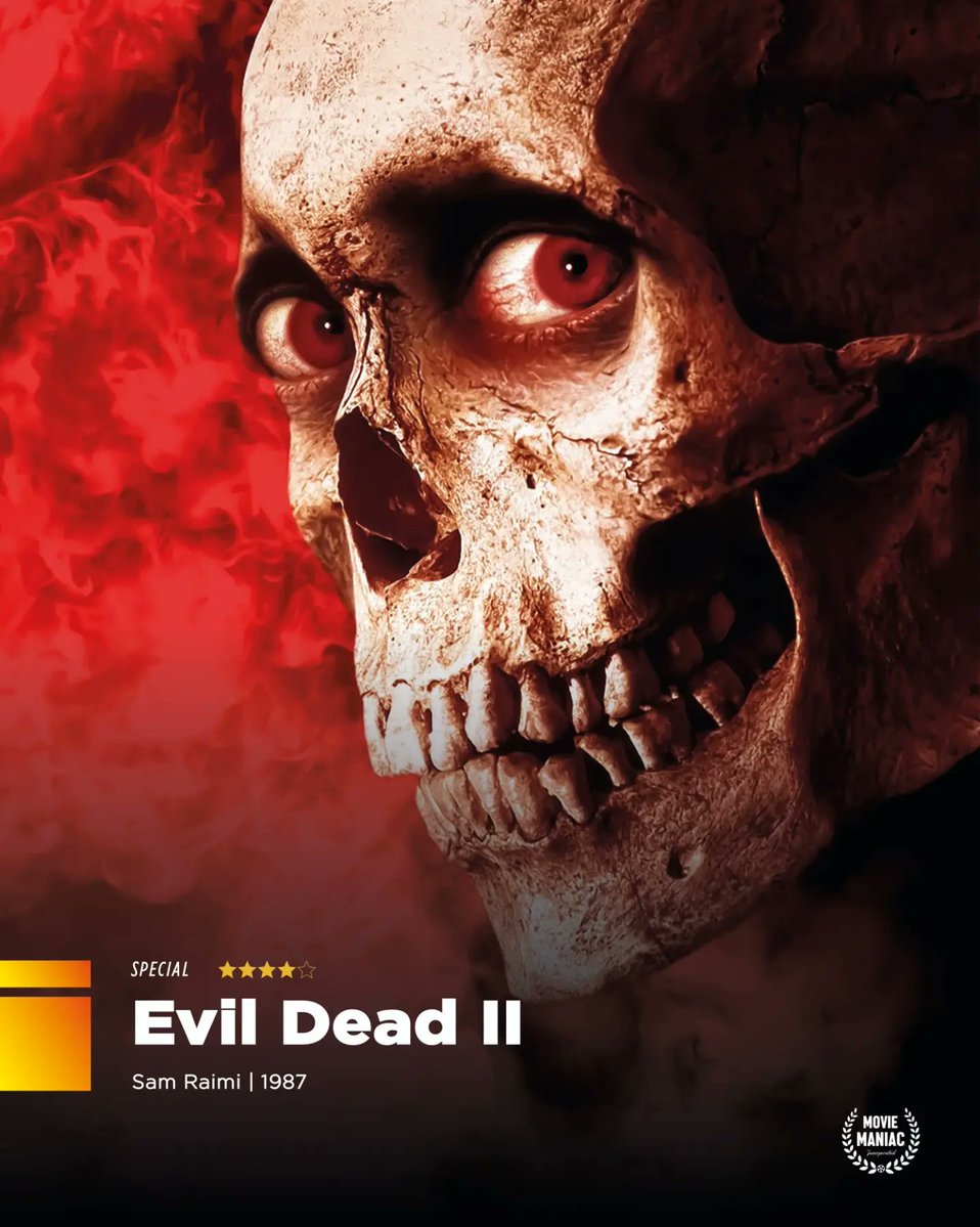 TijuanaSie8fe's tweet photo. SPECIAL | Evil Dead II [1987].. Director: Sam Raimi
Genre: Horror / Comedy
Cast: Bruce Campbell, Sarah Berry, Dan Hicks, Kassie Wesley, Richard Domeier. Let me know your thoughts and opinions in the comments down below... https://t.co/VYyiI7f8gU