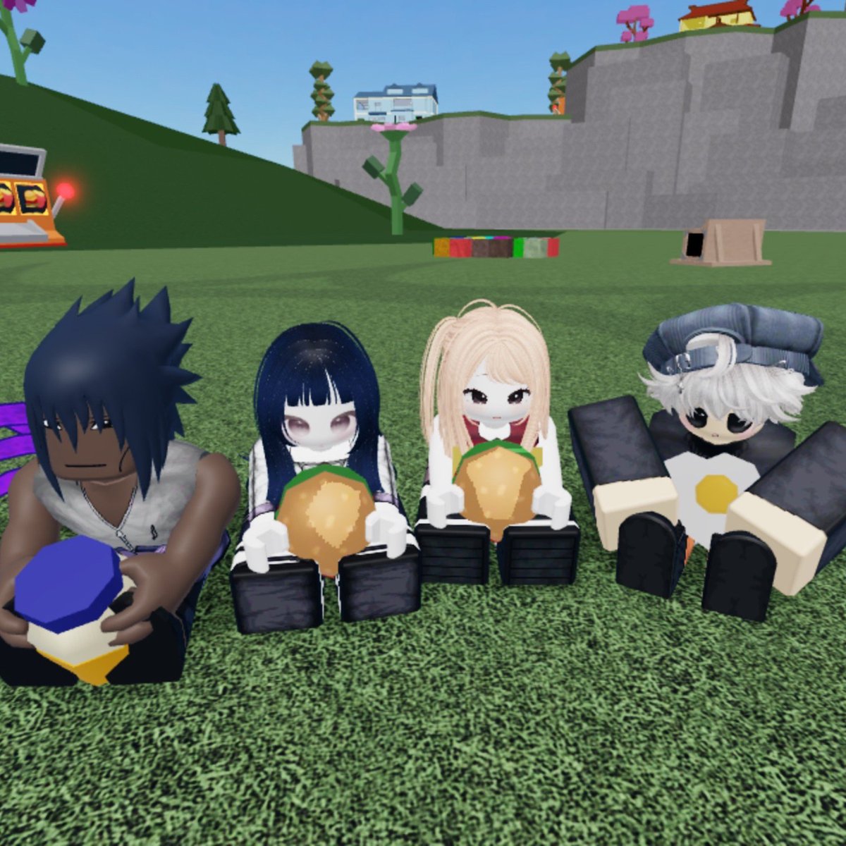 equanimidy's tweet photo. @roblox_fess Cosplay as Sakura Tim 7 + upin 🤏🏻 https://t.co/f9OcM7GQHw