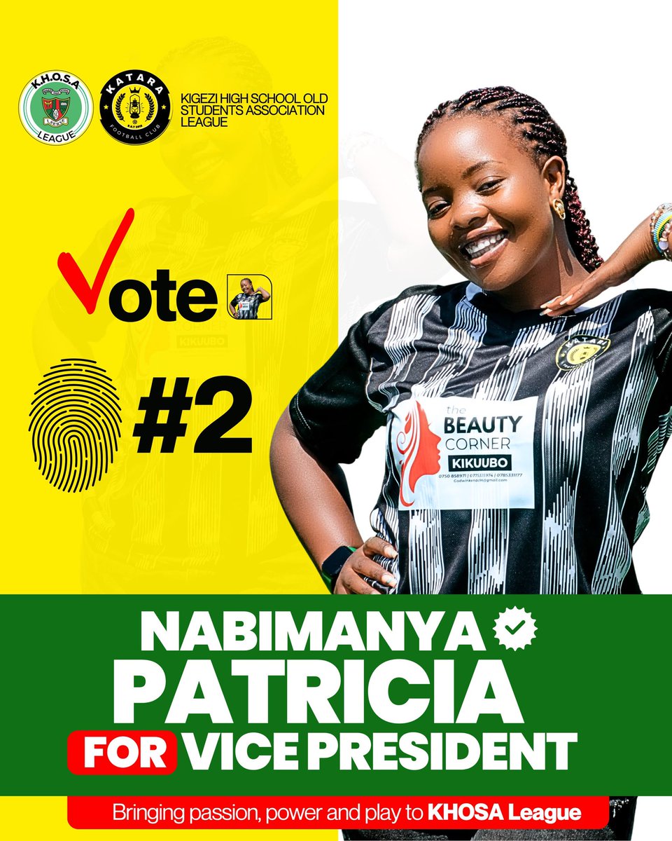 the_whizzy2013's tweet photo. Katara FC fully endorses @NPatricia60867 for 2nd VP.
Easily the most consistent contender in the @TheKhosaLeague , she’s a powerhouse brand in her own right young, passionate, and a top Marketing Manager at a leading telecom.
Let’s take the league to new heights
#KATARARELOADED https://t.co/R5oIx4eyT0