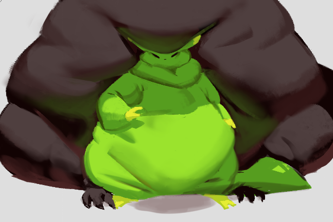 Citrus_slugcat's tweet photo. Couple of doodles...
This lizard (somehow) still forgets their size... https://t.co/DsSffpuPoB