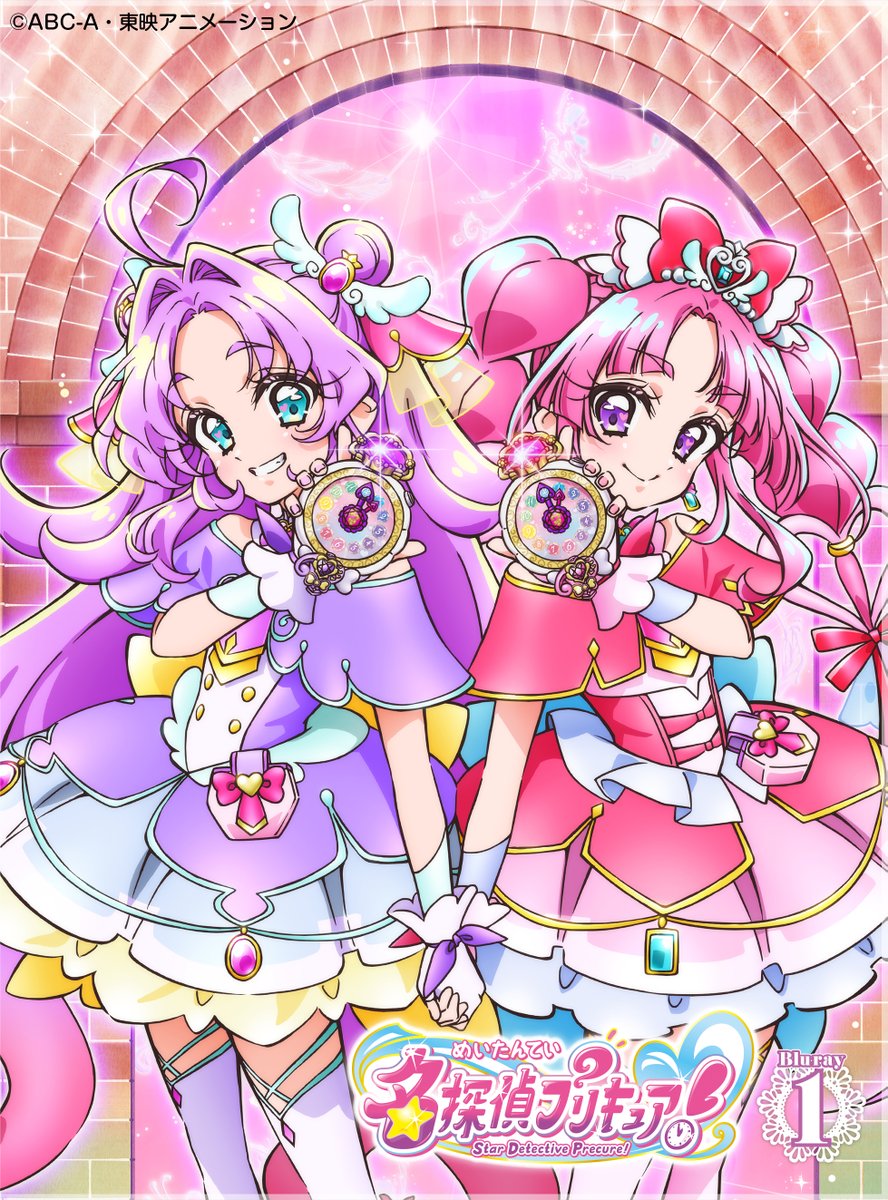 precure_marv's tweet photo. ／
💮本日発売💮
#名探偵プリキュア Blu-ray vol.1
＼

キャラクターデザイン #矢野茜 さん描き下ろしジャケット❣

さらに！
2027年1月23日(土)開催❣購入者限定イベント応募券封入🎉

📍会場：セシオン杉並 ホール
💜#千賀光莉（#キュアアンサー／#明智あんな 役）
🩷#本渡楓（#キュアミスティック／#小林みくる 役）
🩵#長谷川育美（#キュアエクレール／#帆羽くれあ 役）
🤍#東山奈央（#キュアアルカナ／#森亜るるか 役）
イベントの詳細は、Blu-ray vol.1に封入予定の応募券をチェックしてください🔎✨

店舗別特典も予約受付中💝
🔽ご購入はこちら
https://t.co/7R9SVzBb6G
※なくなり次第終了となります

#precure #プリキュア #たんプリ