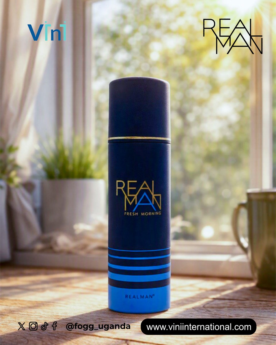 FOGG_UGANDA's tweet photo. As a real man, you ought to start your mornings with #RealMan Fresh Morning from the makers of #FOGG to add a touch of freshness to your entire day. 
#Fragrance #BodyCare https://t.co/Cpv1VQTtCl
