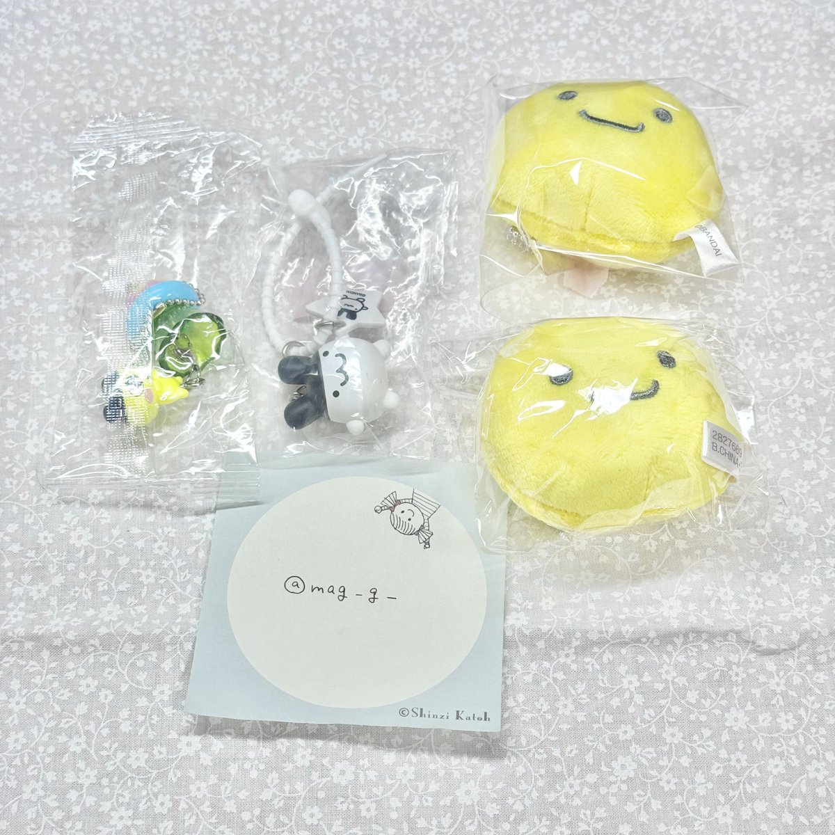 mag_g_'s tweet photo. 【譲渡】たまごっち UFOスイング２ カラフルマルチチャーム2 ぬいぐるみマスコット

譲：☆まめっち、☆みみっち、まるっち

求：各定価(+送料)

郵送、またはプロカ記載場所手渡し。
初回プロカ必読。
☆は無印同数以上お迎え必須。

よろしくお願いします。 https://t.co/ohd0UmCYnc