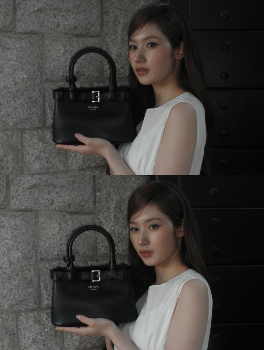 godmitzu's tweet photo. SANA FOR PRADA SHE'S SO GORGEOUS https://t.co/8HexhNIAUb
