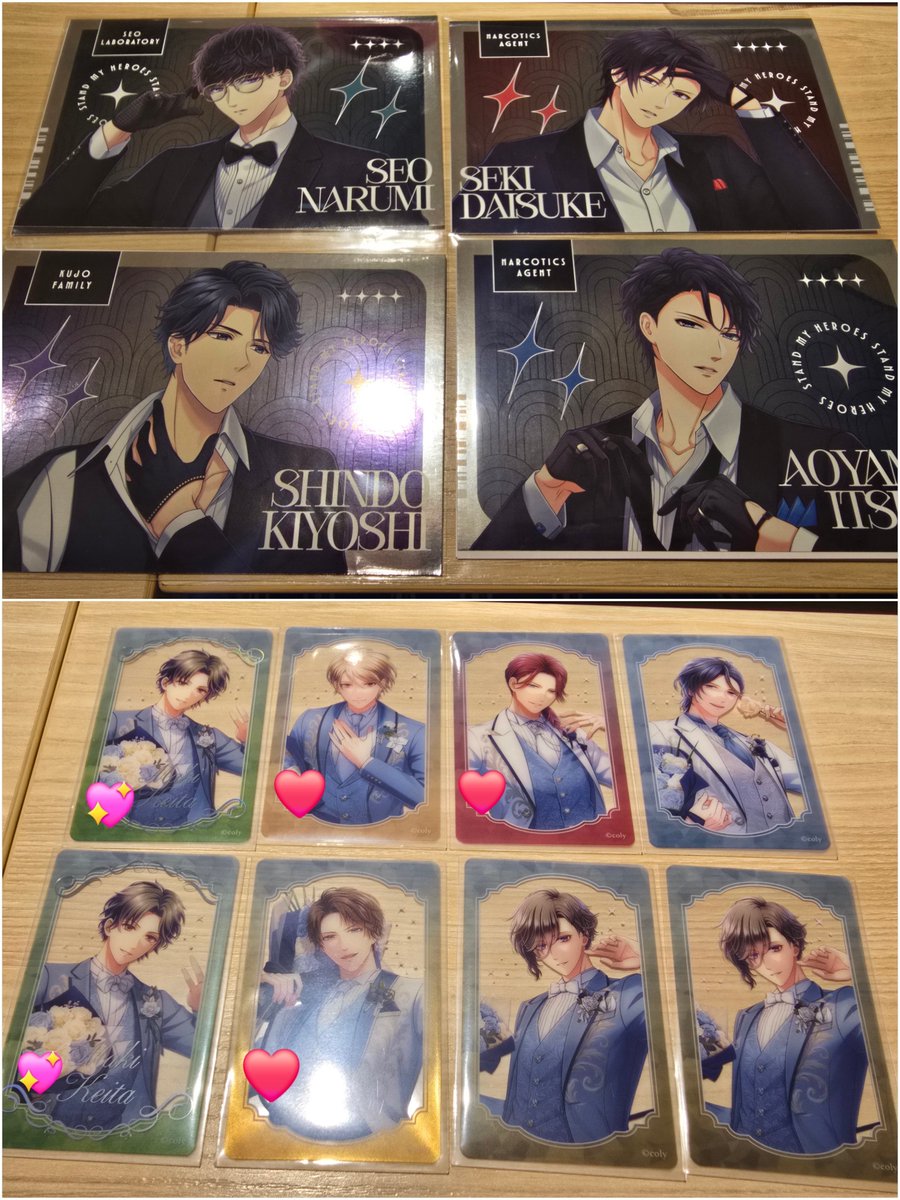 Toluvmiyunosuke's tweet photo. 【交換】スタマイ 10th Anniversary 10周年 缶バッジ  特典 メタリックカード クリアカード BIGしおり

譲︰画像の物
求︰宮瀬 桐嶋 渡部 日向

❤は宮瀬のみ
💖️は箔押し
16時頃まで梅田付近にて手渡し https://t.co/xVvzSlvxGr