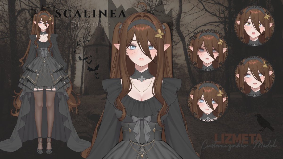 ScalineaDiamond's tweet photo. @Gwenevyr_ I love how it’s when I made a vampire design for this year ❤️ it also just looks sooooo good!! https://t.co/c2ab6xWEua