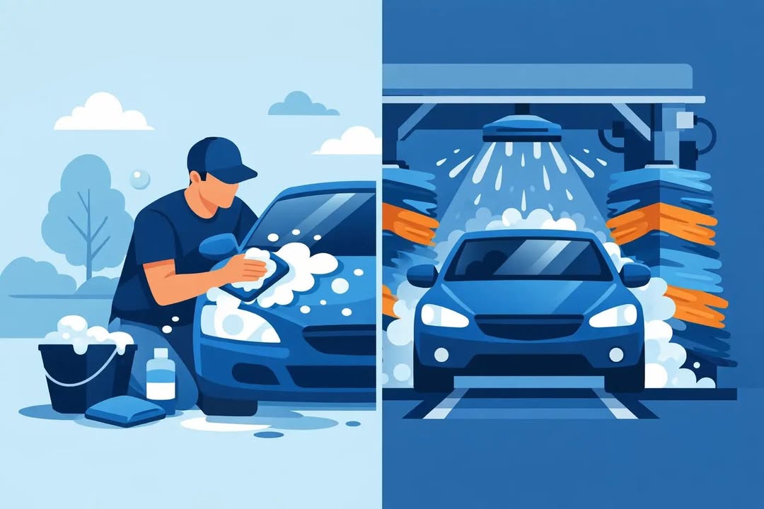 AntoneSoltlr's tweet photo. Hand washing feels personal, but automatic washing has advantages. We compare their impact on paint, glass, trim, and interiors to help preserve your vehicle’s look and value with premium, reliable care. https://t.co/7xscWTbAwQ