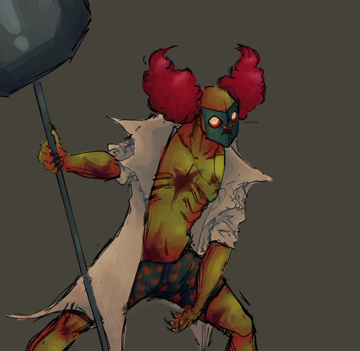 nevadassorrow's tweet photo. disgusting being 

#madnesscombat #madcom #trickytheclown https://t.co/ViWFpA1het