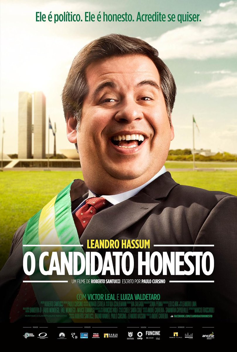 djaycoholyc's tweet photo. O Candidato Honesto (2014) film asal Brazil diadaptasi oleh dua negara:

✅️ 정직한 후보 (2020) oleh Korea Selata 
✅️ Bapak Paling Jujur (2026) oleh Indonesia https://t.co/vU6CYcafxM