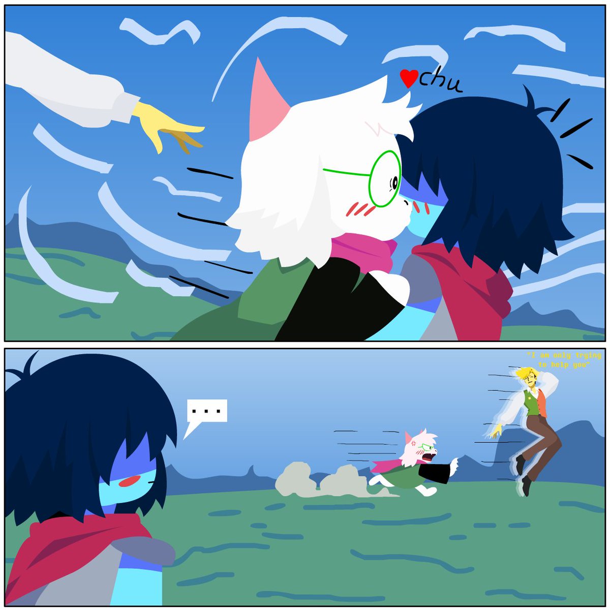Meganime3Alt's tweet photo. mysterious winds

#deltarune #kralsei #hamburgerscheeseandfries https://t.co/dSir5fofyE