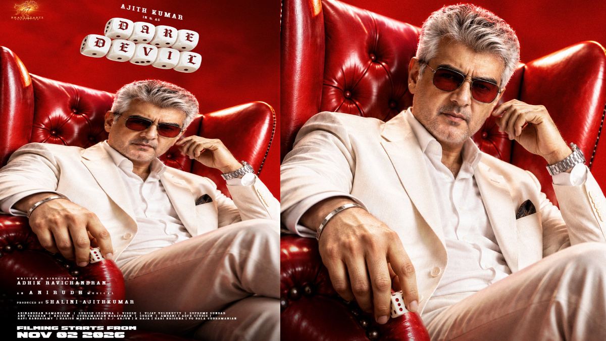 filmimagic's tweet photo. Dare Devil: Ajith Kumar’s Next With Adhik Ravichandran Begins Filming on November 2, First Look Released
https://t.co/D9PgY9UgO5
#DareDevil #AjithKumar #Ajith #AdhikRavichandran #AjithKumarNext #DareDevilMovie #DareDevilFirstLook #AjithNextMovie #AjithFans #AKFans https://t.co/0YysiBkyZa