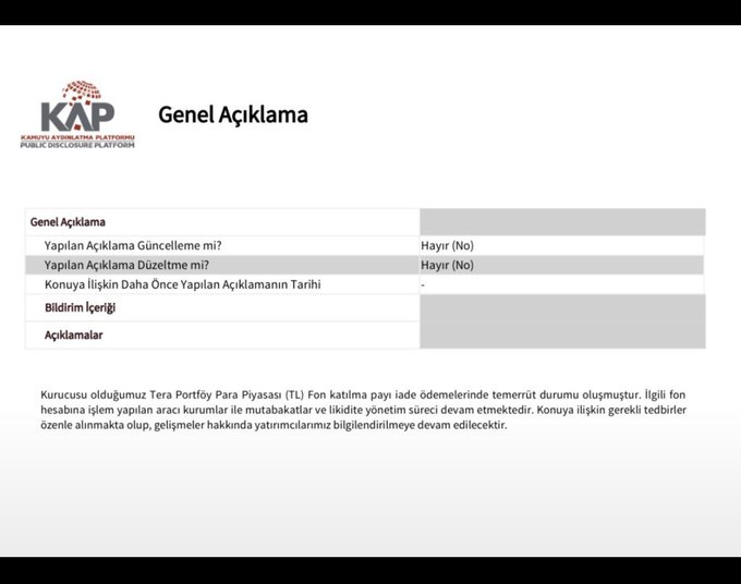 Michele11846's tweet photo. #TERA da temerrüt açıkladı. 

Hadi geçmiş olsun. #borsa https://t.co/98ROxYTHXt