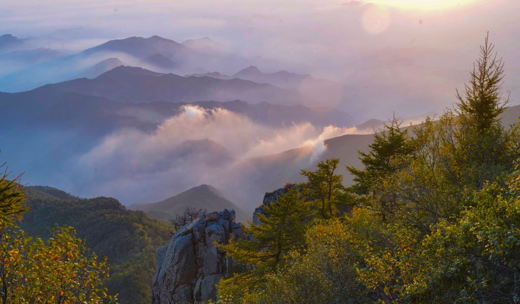 Guangming_Daily's tweet photo. Photos taken on Sept. 16, 2026 show the morning scenery at #Wuling Mountain National Nature Reserve in #Xinglong County of #Chengde City, north China's #Hebei Province.
https://t.co/1qmlWHnIBW https://t.co/8NVVvOX6zg
