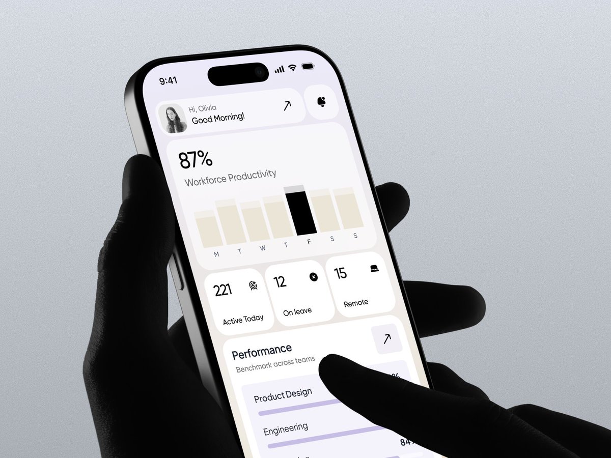 MultiQoS's tweet photo. Smarter workforce management, designed for modern teams. 

An Employee Management App concept focused on intuitive workflows, actionable insights, and a seamless user experience.

Explore the design on Dribbble.
https://t.co/SA7FsfXvgs

#AppDesign #MobileApp #UIUX #MultiQoS https://t.co/nYwUhVrour