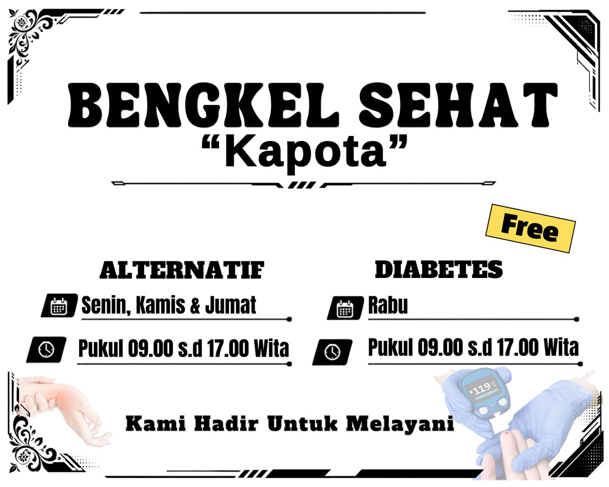 SuaraMerpati's tweet photo. Bengkel sehat Kapota https://t.co/FgQV7rWN3R