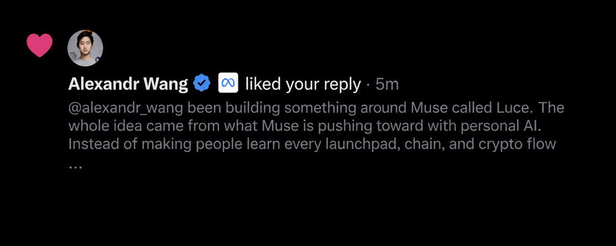 LucePad's tweet photo. Big thanks to @alexandr_wang for acknowledging Luce. Means a lot seeing the idea get noticed this early.

We’re still building, still improving the product, and still figuring out how the token fits into the bigger Luce ecosystem. More soon. https://t.co/0ynAZpVpF2