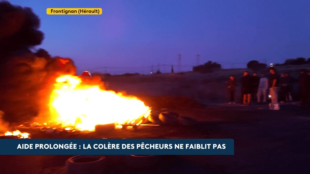 InfosFrancaises's tweet photo. PRIX DU CARBURANT : La colère des pêcheurs s'étend sur les ports méditerranéens face à la flambée des prix des carburants.
Après Sète, les ports de Nice, le Grau-du-Roi et de Toulon sont bloqués ce matin par des pêcheurs. À Frontignan, des pêcheurs sont toujours mobilisés devant un dépôt pétrolier.
