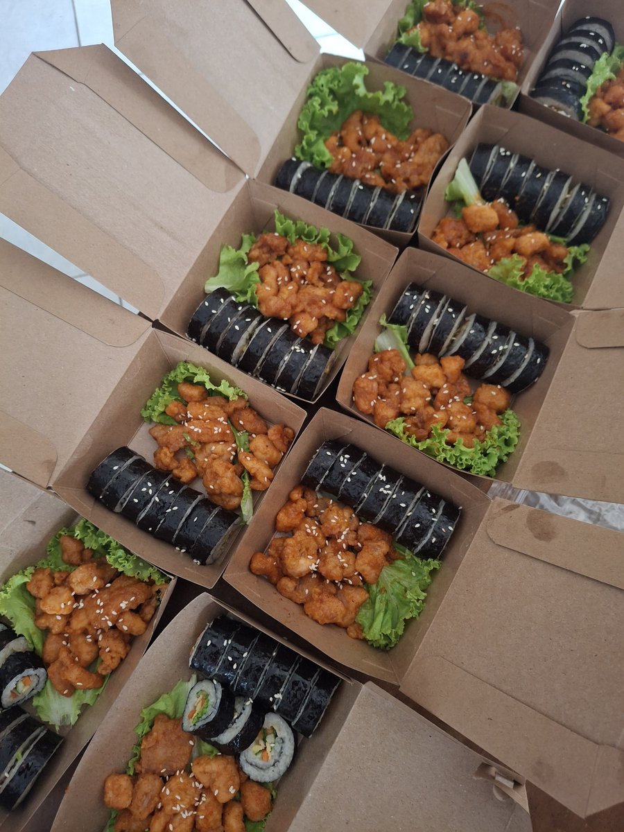 nyanyummie's tweet photo. @unicefess OPEN PO MINGGU 20 SEPTEMBER, kimbap chic lava 15 ribu, free ongkir area unnes. Order lewat chat wa 082137401524 https://t.co/RrgXYYouPn