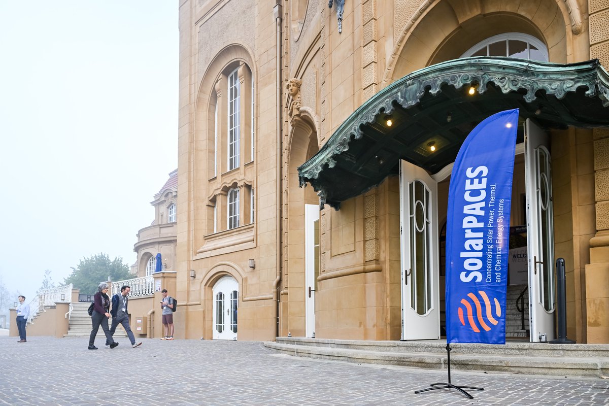 IEA_SolarPACES's tweet photo. Day 3 of #SolarPACES2026 is underway!
Today’s program covers Linear & Point Focus, Thermal Energy Storage and SHIP, plus Poster Session 3 and Women+ in Concentrated Solar. The conference continues tomorrow with technical sessions and networking. #CSP #SolarThermal https://t.co/ACwAPZELt9