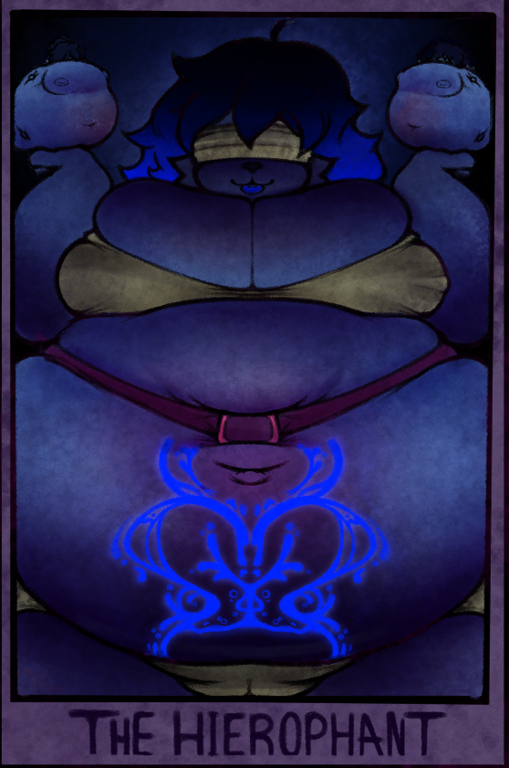 P1nkywho's tweet photo. Its Been a while since I made a Tarot Card 

THE HIEROPHANT

(Gift for @Rosetorinflates ) https://t.co/mdteNI1lYi
